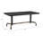 Neum Rectangular with Steel Base Dining Table