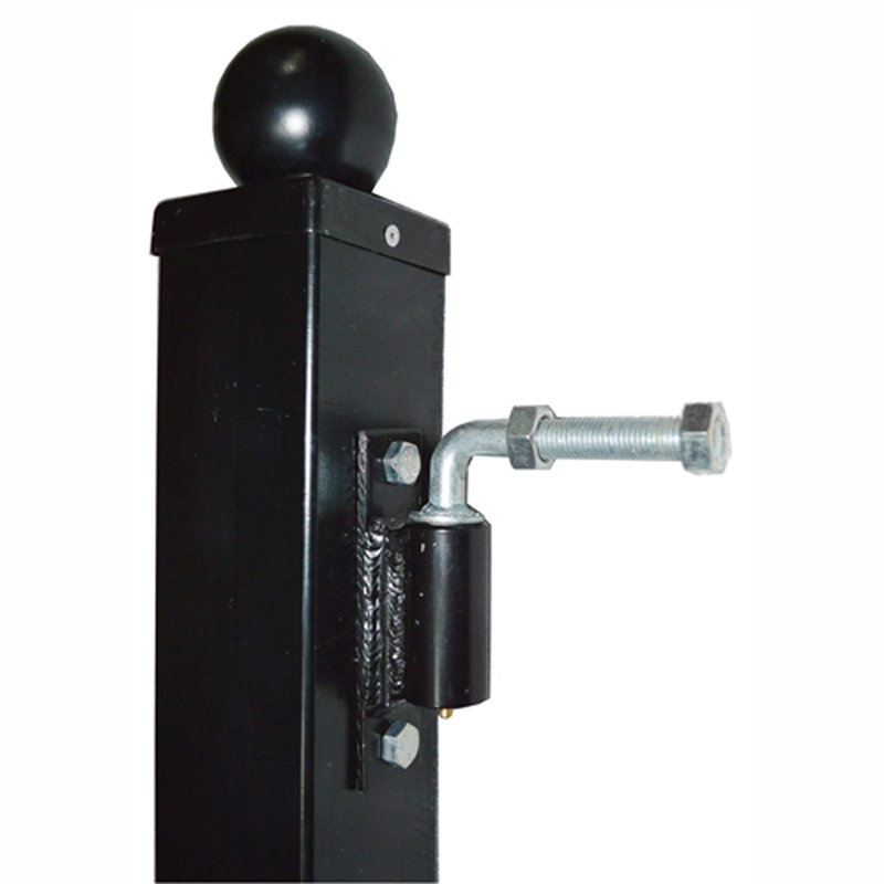 ALEKO Steel 1/2" Black J-Bolt Hinge for Swing Gates