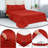Royale Linens 300 Thread Count 100% Long Staple Combed Cotton Sheet Set - 4 Piece Bed Sheets - 1 Fitted, 1 Flat & 2 Pillow cases - Soft Cool & Crisp Sheet Set-114665910-114665937