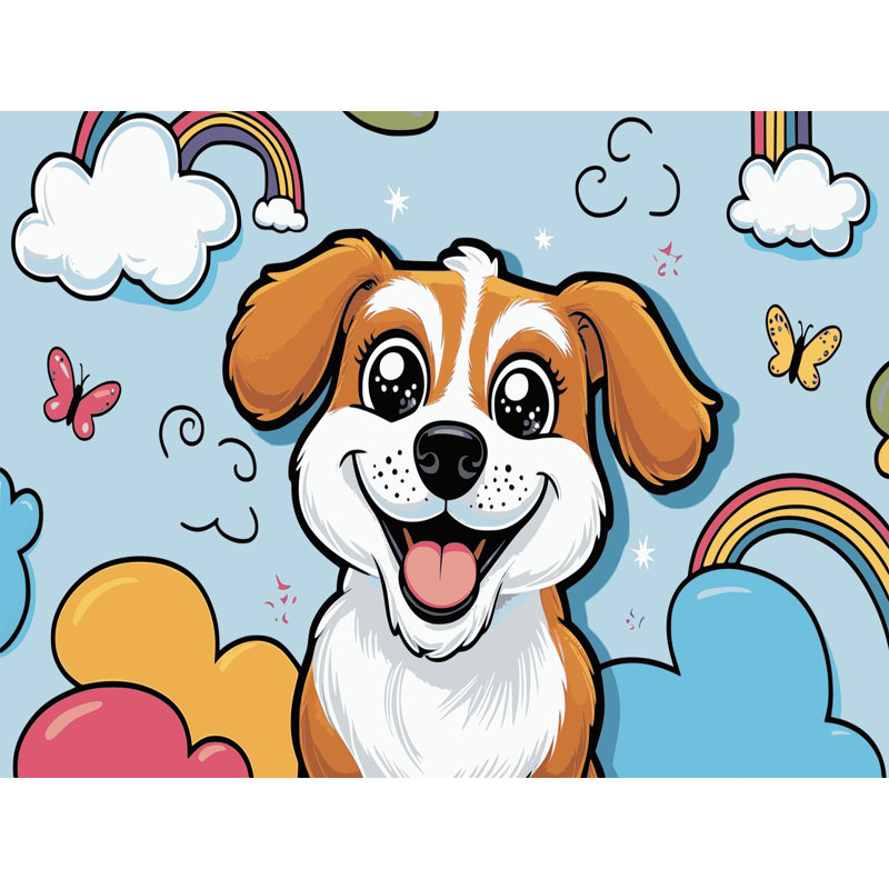 Tapis mignon pour enfants, Rectangulaire 8 pi x 12 pi