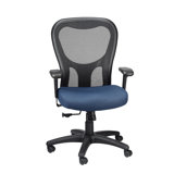 Tempur-Pedic TP9000C Mesh Swivel Task Chair with Tempur Material, Cooling Gel Layer, Adjustable Armrests, and Lumbar Support
