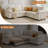 Upholstered Sofa With Ottoman-1241952409