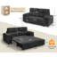 2 Seater Loveseat with Folding Sofa Bed