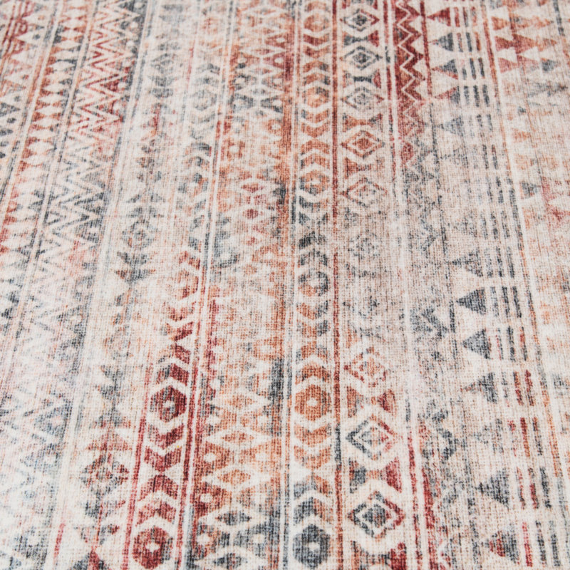Leavy Washable Moroccan Indoor Rug, Rectangle 7'6" x 9'6"