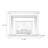 Black Solid + Manufactured Wood Electric Fireplace-2038362581