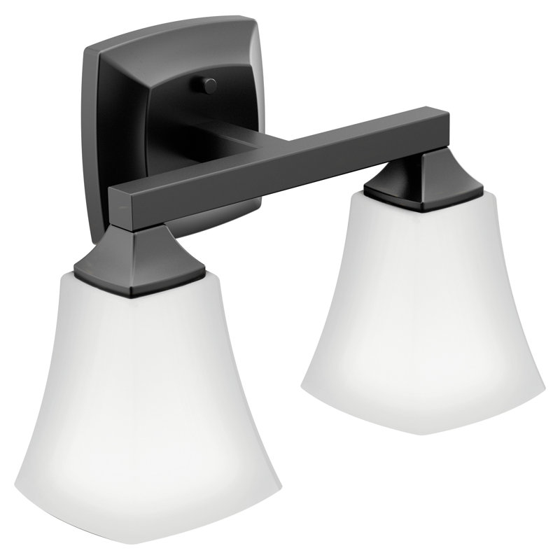 Moen Voss 4-Light Vanity Light, 2, Matte Black