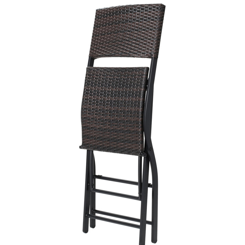 Chaise d'extérieur pliable de style patio 2 pièces - pièces, fabrication