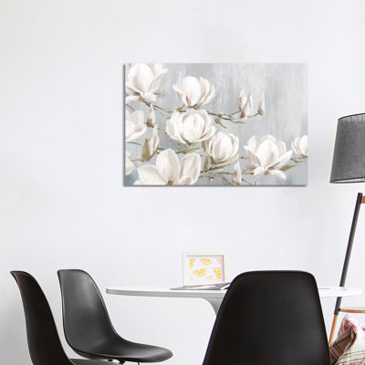 White Magnolia by Eva Watts - Wrapped Canvas Print