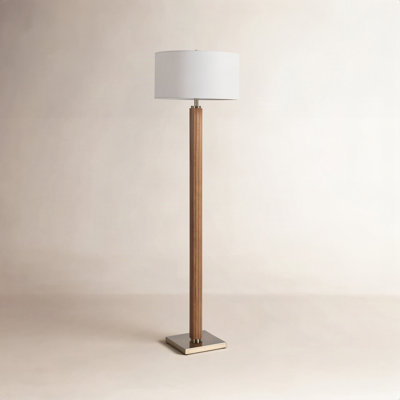 Tambo 62" Linen Floor Lamp