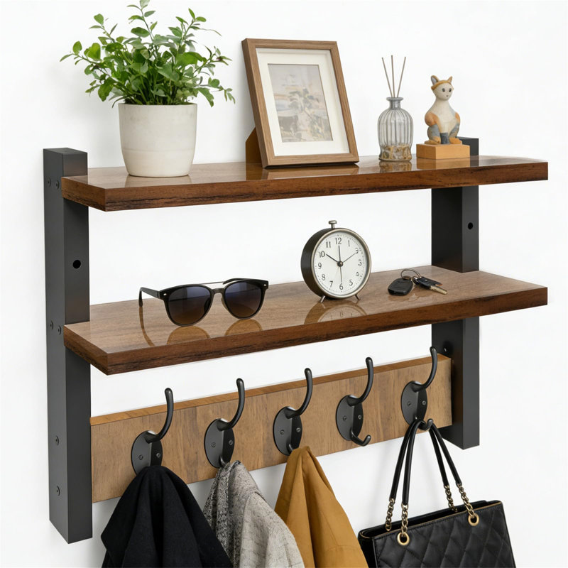 Metal 5 - Hook Coat Rack