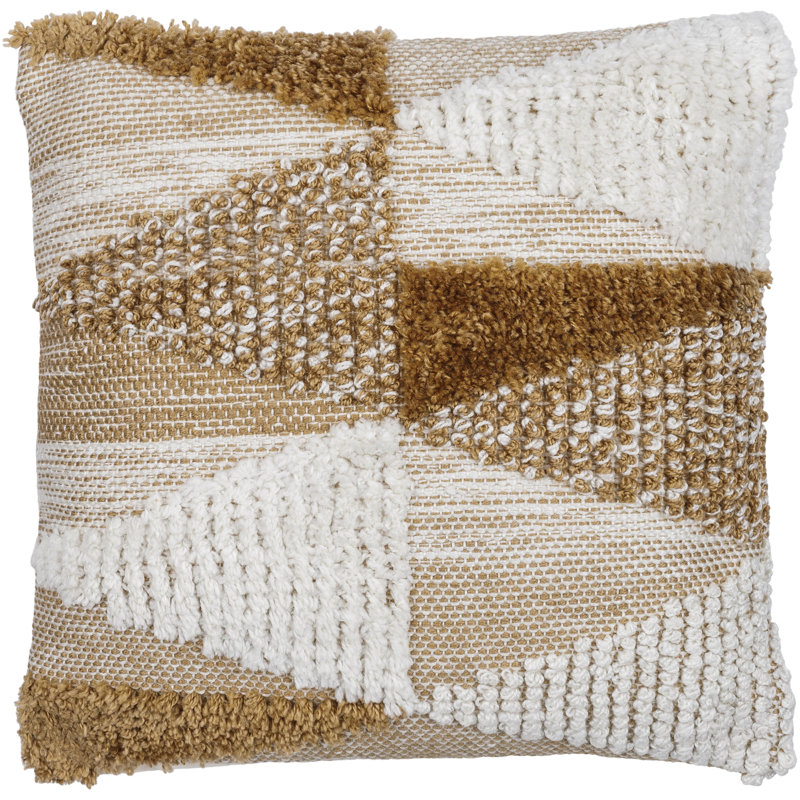 Chelmsford Geometric Reversible Throw Pillow, 18"H x 18"W, Polyester