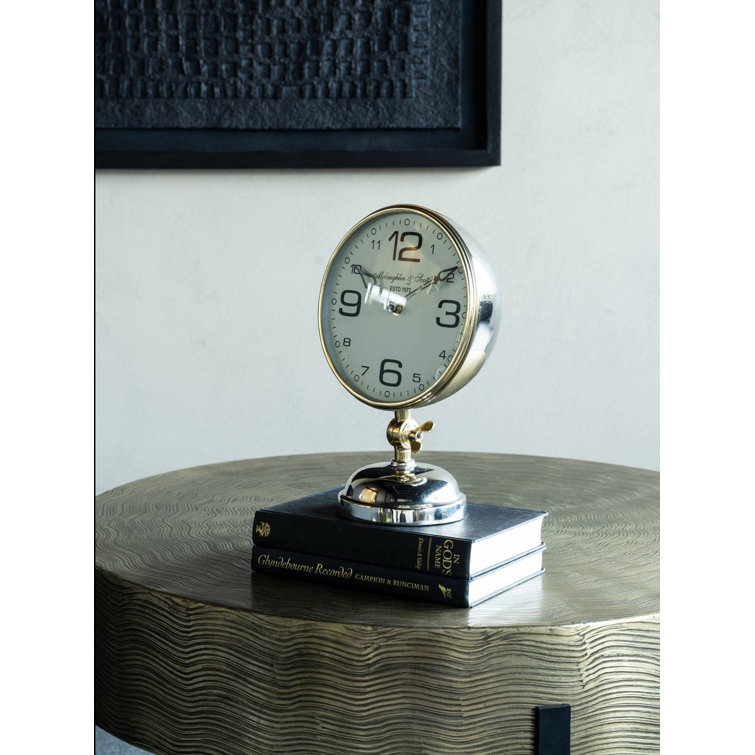 Lars Clock Lark Manor Carden Aluminium Wall Clock | Wayfair.co.uk