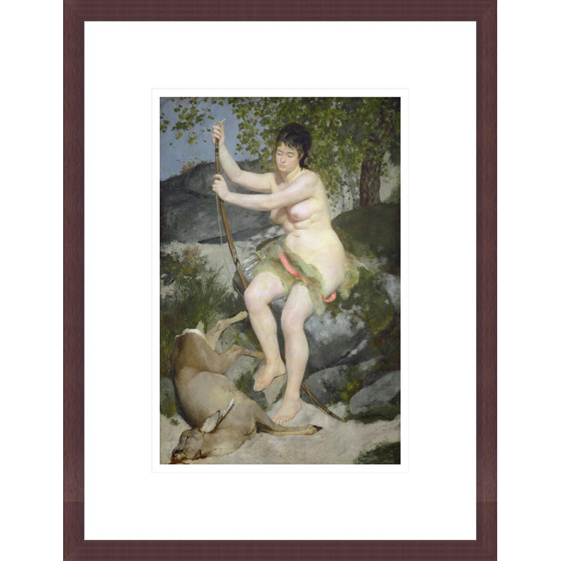 «Diana» par Pierre-Auguste Renoir, impression giclée encadrée, H 16,75 po x l 12,95 po