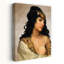 «Geometric Woman Portrait Elegant Geometric Modern Portrait», reproduction d'art murale-458621561