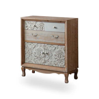 Brown Solid Wood Rectangular Console Table