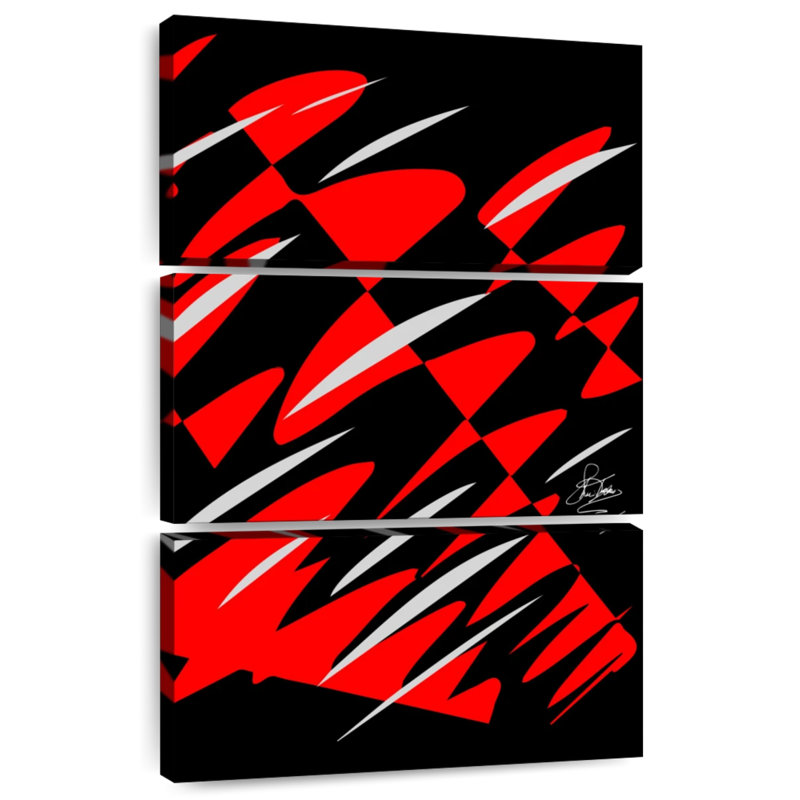 Avery Reflections - rouge, H 38 po x l 24 po