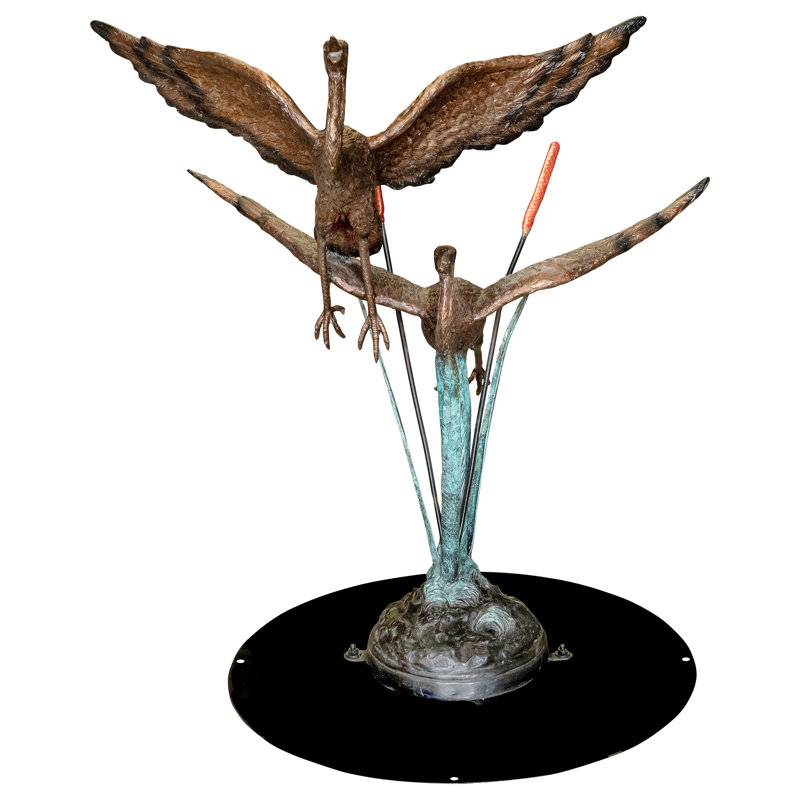 Statue de jardin héron volant