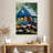 Brampt Birdhouse Birds Coneflower-108450267