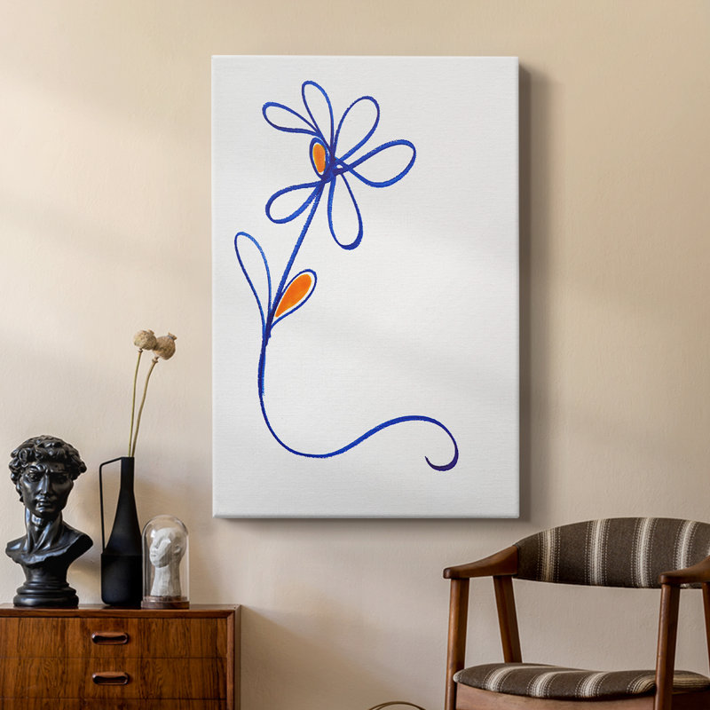 Wobblement Blooms I - galerie sur mesure, H 18 po x l 12 po