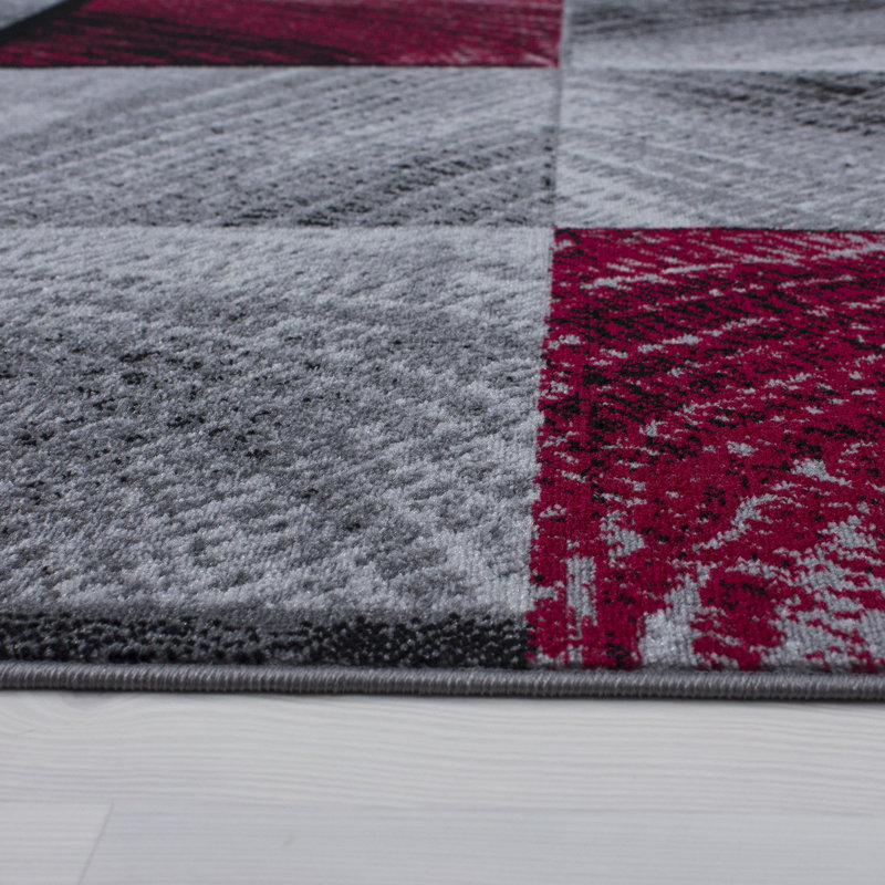 Tapis en polypropylène tissé à la machine Druzella, Rectangle 2 pi 7 po x 4 pi 11 po