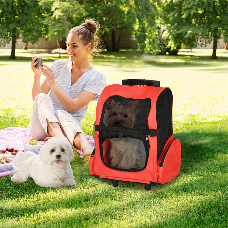 Sac de transport pour animaux Hartnett, Rouge
