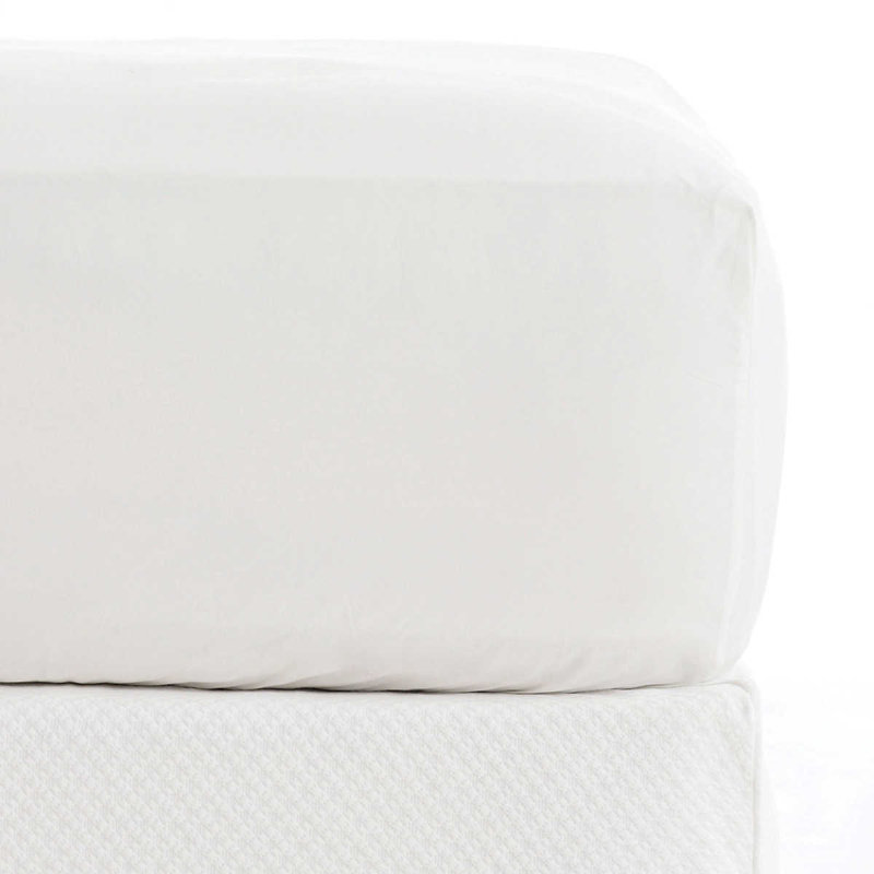 Classic White 400 Thread Count Fitted Sheet, Queen Fitted Sheet