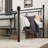 Ajayceon Metal Platform Bed Frame With Vintage-Style Headboard And Footboard-357881626-359913784