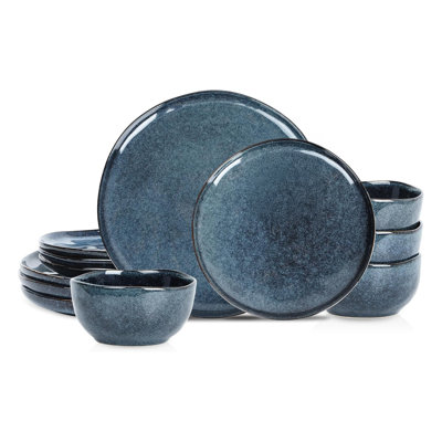 Stone Lain Mirella 12-Piece Dinnerware Set Stoneware