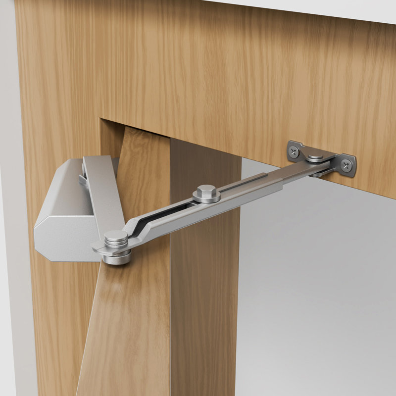 VEVOR Door Closer,Automatic Door Closer Commercial orResidential Use forDoor Weights Adjustable Size, Silver