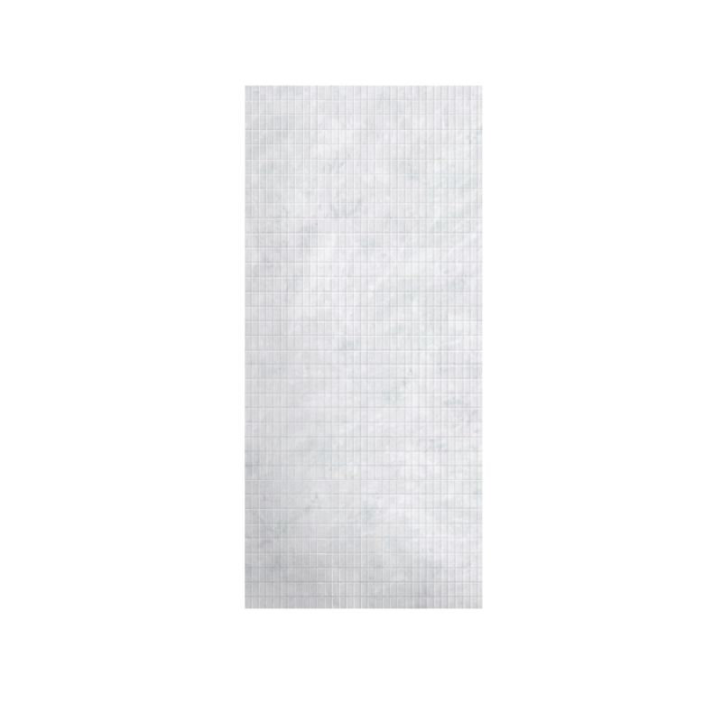 36 W 0.25 D 96 H Glue Up Solid Surface Wall, Ice