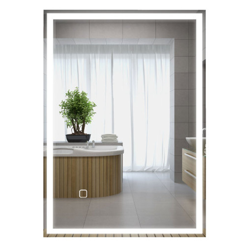 Dimmable Bathroom Mirror with LED Lights, 23.5" x 31.5"