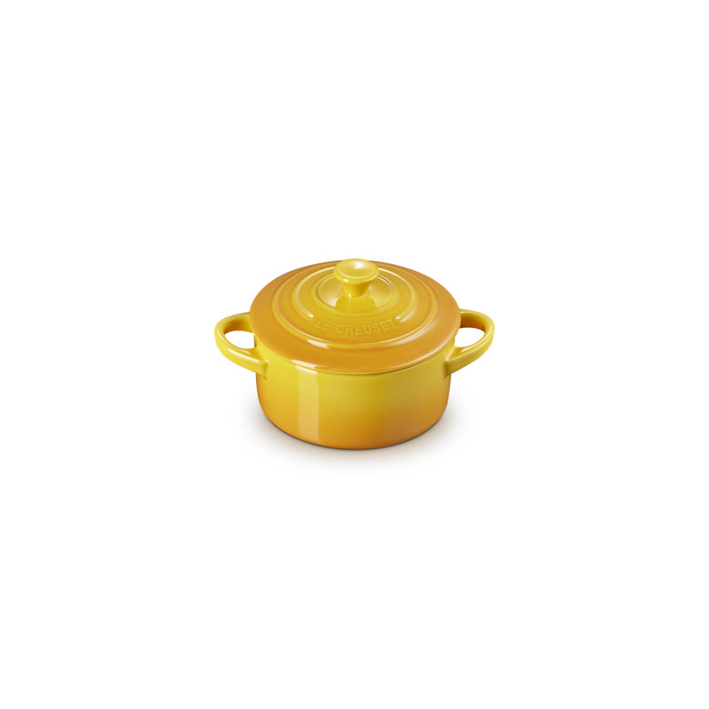 Le Creuset Stoneware Mini Round Cocotte, 8 Oz. - Nectar