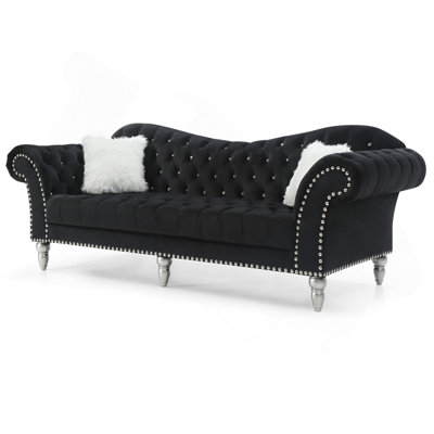 Wilshire G0952A-S Sofa , BLACK