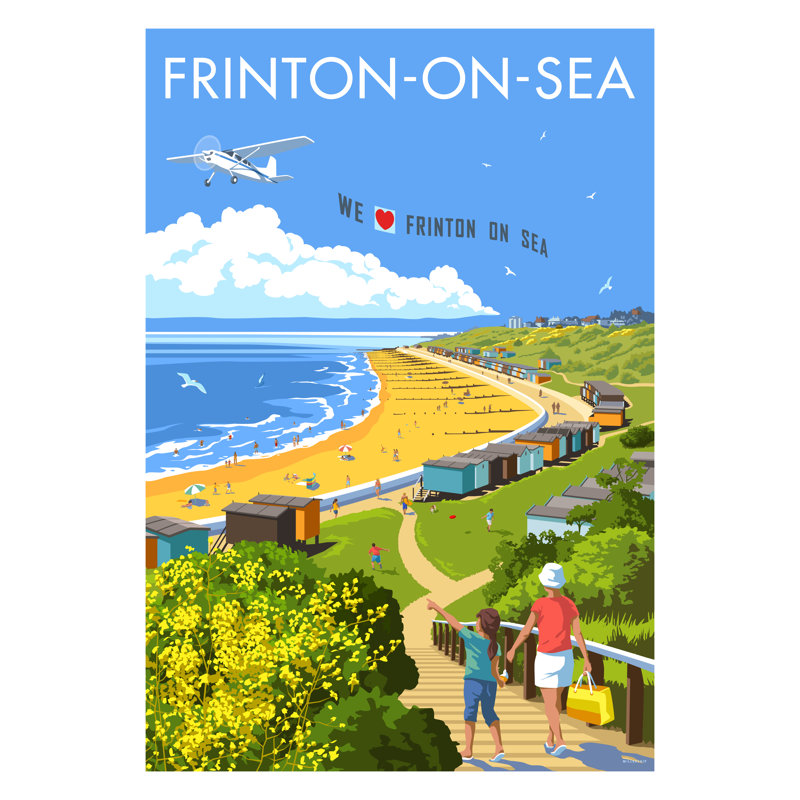 Frinton-on-Sea by Stephen Millership - Print, 40cm H x 30cm W x 1cm D, No Frame
