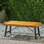 Table basse d'extérieur en bois d'acacia