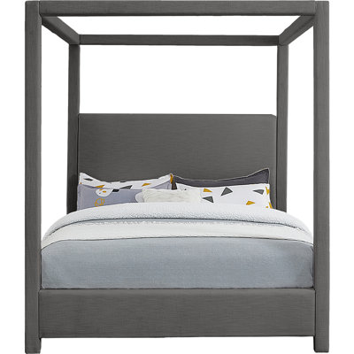 Upholstered Canopy Bed