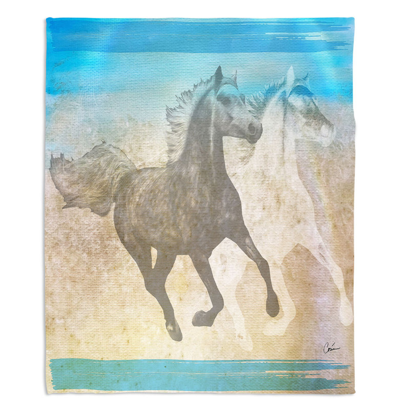 Hand Woven Throw Blanket, 51" x 60"