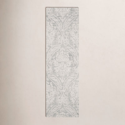 Rosemarie Gray Ivory Hand-Tufted Wool Rug