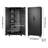 Metal Storage Cabinet, 70.6 in Rolling Steel Garage Cabinet with Adjustable Shelves, 2 Magnetic Doors, Hanging Rod & 3 Rod Hooks, 5 Tiers Lockable Tool Storage for Pantry, Warehouse, Basement
