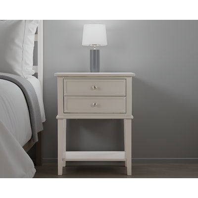 Zeist Silver Champagne Nightstand
