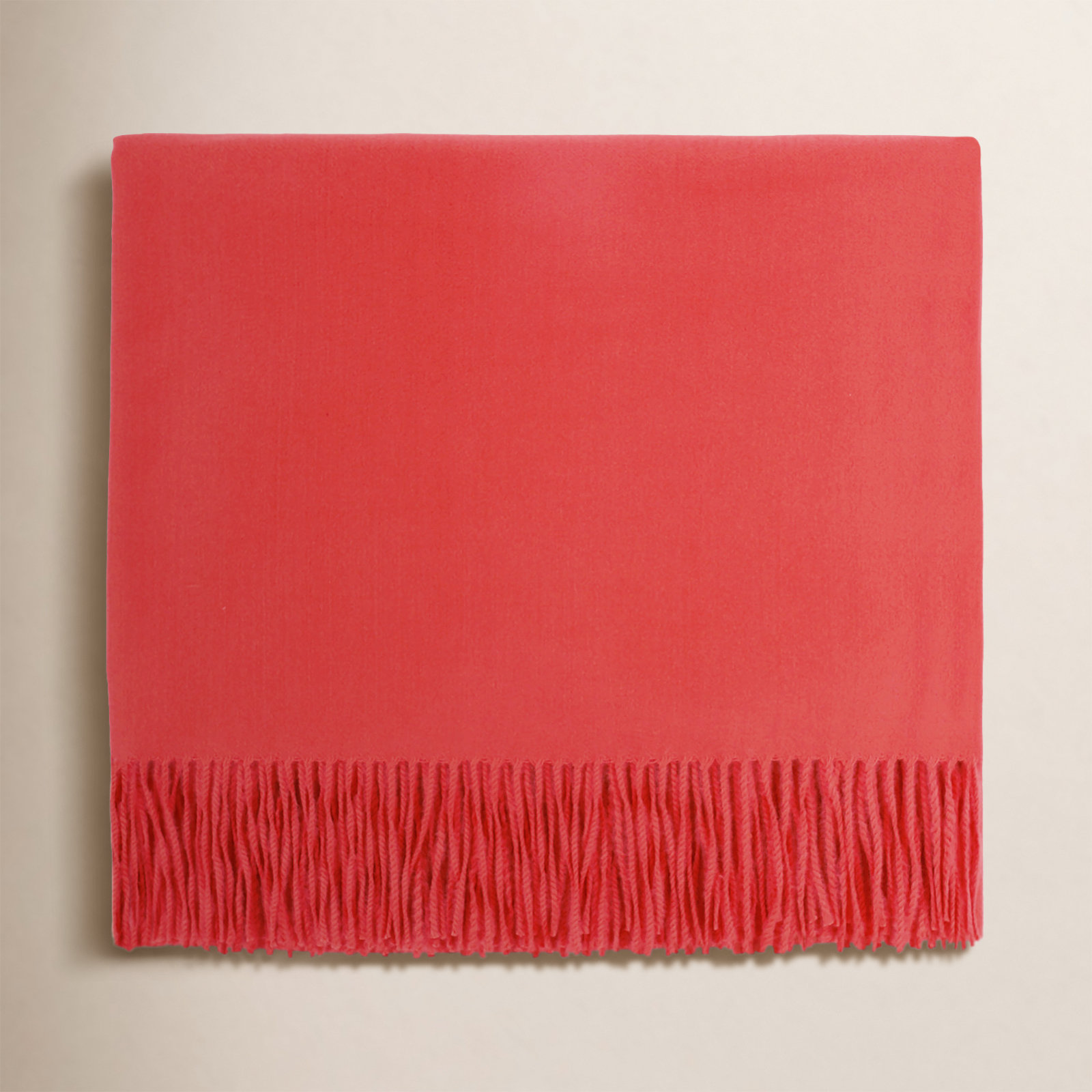 Cascades Throw Blanket, Brick