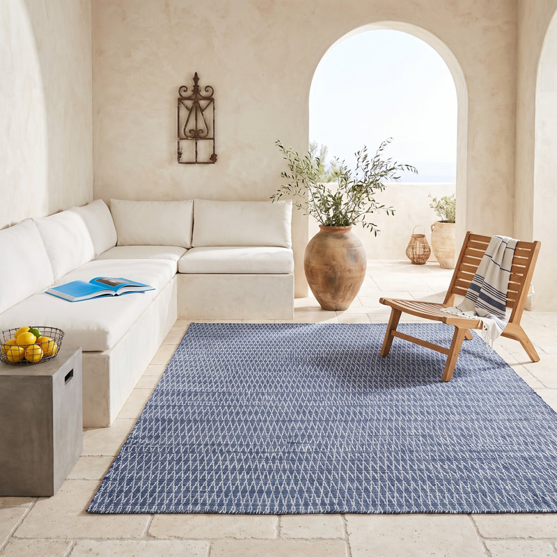 Florence Geometric Indoor / Outdoor Rug, Rectangle 8' x 10'