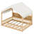 House-Shaped Daybed With Fense-1394894598