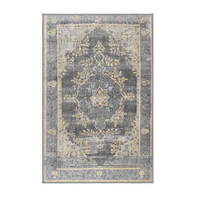 Tapis oriental gris / noir clair / beige Heinrike