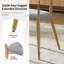 Chaise de salle à manger moderne avec pieds en bois massif de 22,75 po Yaniss-1031577155