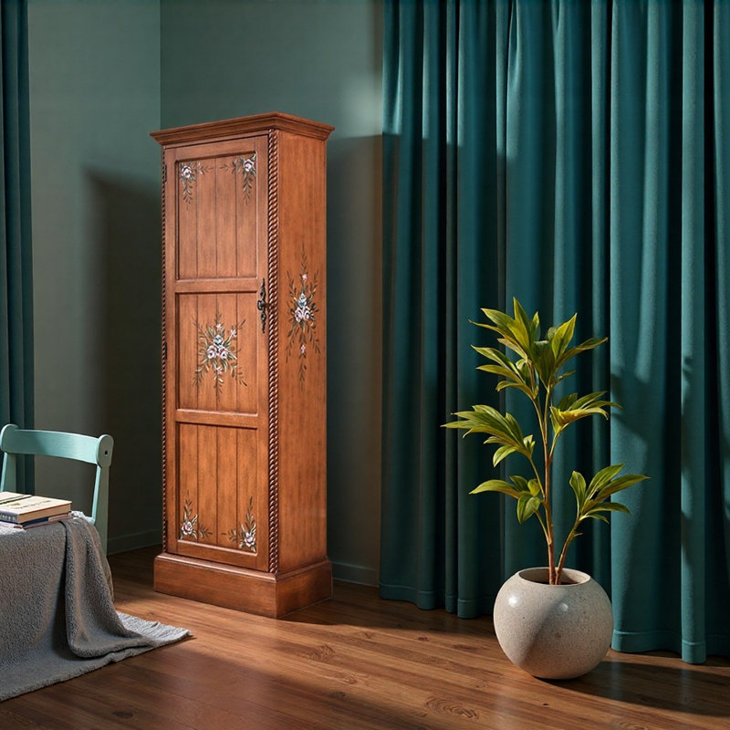 Armoire peinte à double porte de style américain