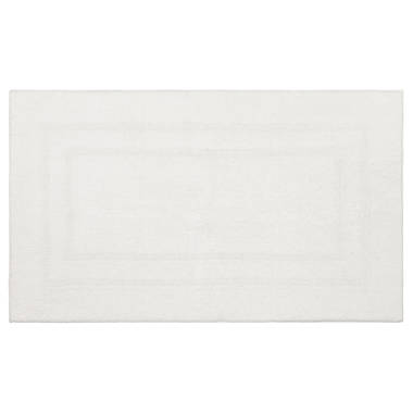 Nautica Micellar Cotton Solid Reversible 2 Piece Bath Rug Set - Grey