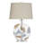 Salinda - Fossil Glass Table Lamp With Solid Crystal Acrylic Base