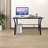 Large L-Shaped Gaming Desk 55"X23.6" Modern Computer Desk With K-Legs 110 Lb Capacity