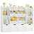 55"W Kids Bookcase with 4 Removable Drawers, Cube Organizer, White-1555808558